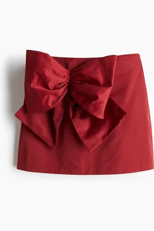 H&M Bow-front mini skirt