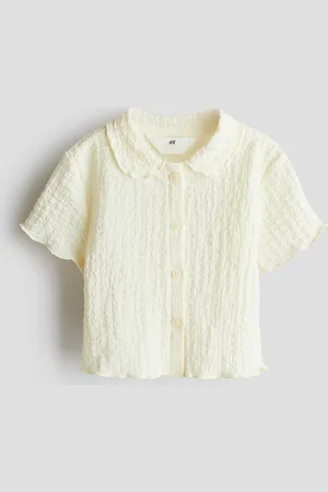 H&M Crinkled jersey blouse