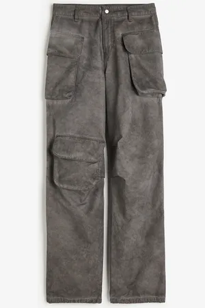 H&M Distressed-look cargo trousers