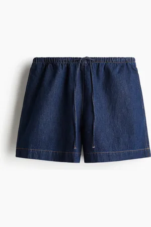 H&M Denim drawstring shorts