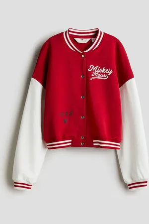 H&M Printed sweatshirt baseball jacket
