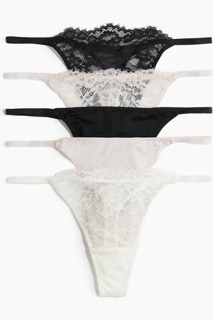 H&M 5-pack tanga thong briefs