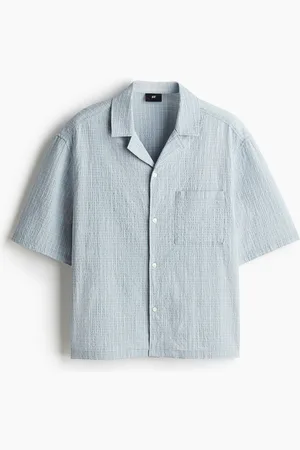 H&M Loose Fit Seersucker resort shirt