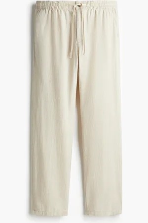 H&M Regular Fit Linen-blend trousers