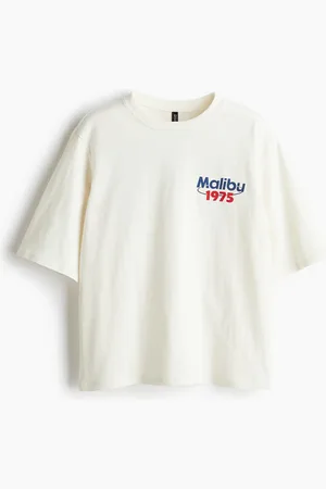 H&M Oversized motif-detail T-shirt