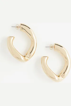 H&M Twisted hoop earrings