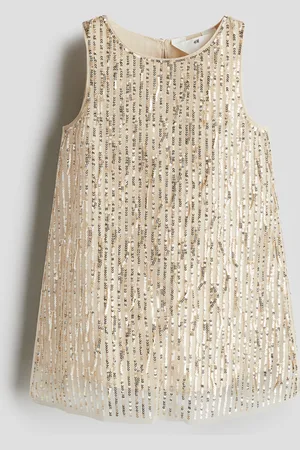 H&M Sequined A-line dress