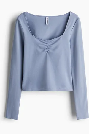 H&M Sweetheart-neck top
