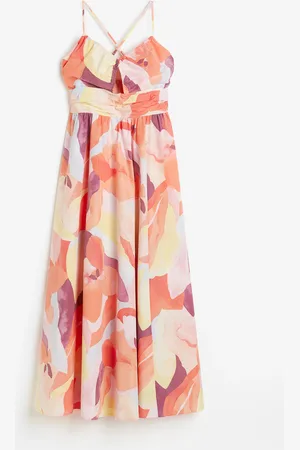 H&M Gathered-waist maxi dress