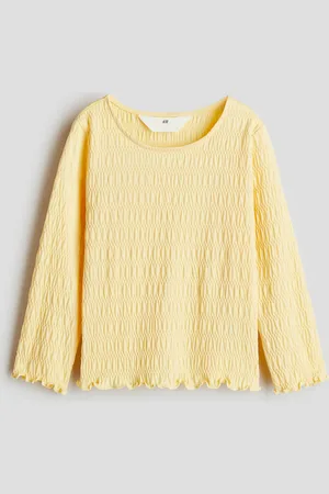 H&M Smocked jersey top