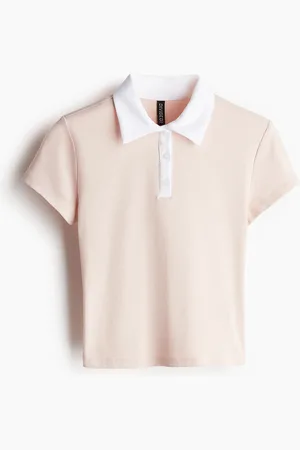 H&M Cropped polo shirt