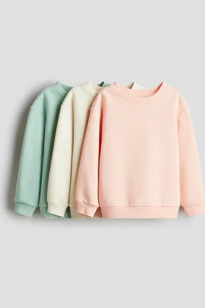 H&M 3-pack brushed-inside sweatshirts