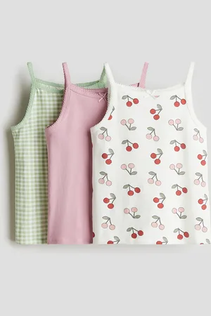 H&M 3-pack jersey vest tops