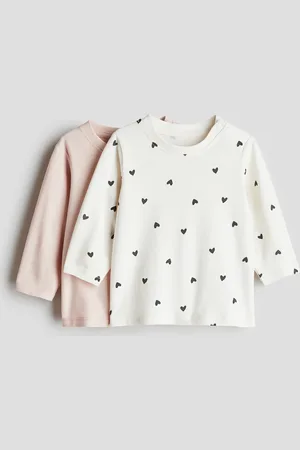 H&M 2-pack long-sleeved jersey tops