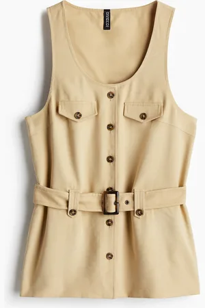 H&M Belted waistcoat