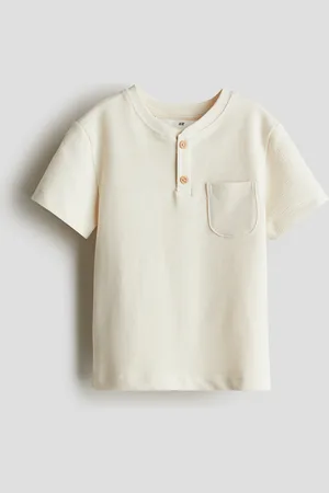 H&M Cotton Henley T-shirt