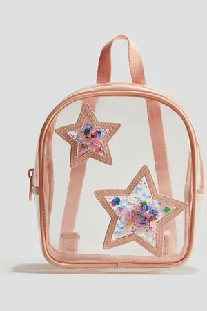 H&M Iridescent backpack with appliqués