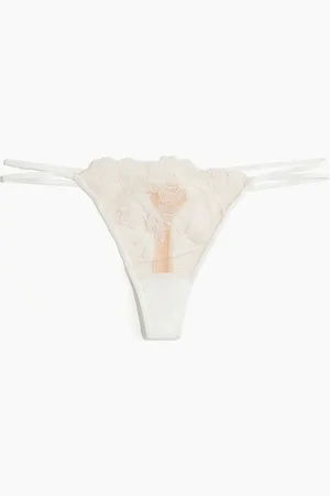 H&M Embroidered thong briefs