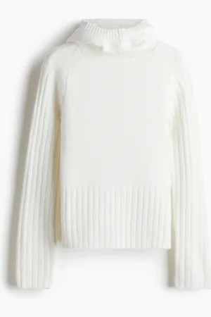 H&M Knitted balaclava hoodie