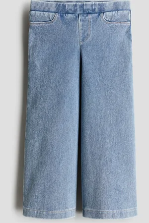 H&M Wide denim-look trousers