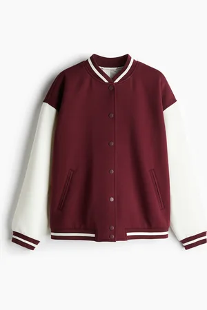 H&M Motif-detail baseball jacket