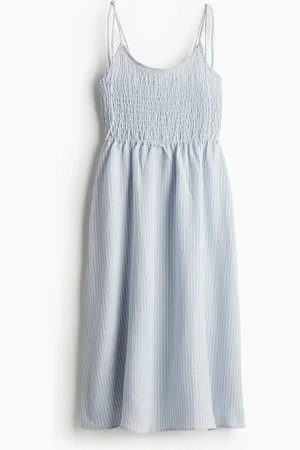 H&M Tie-strap smocked dress