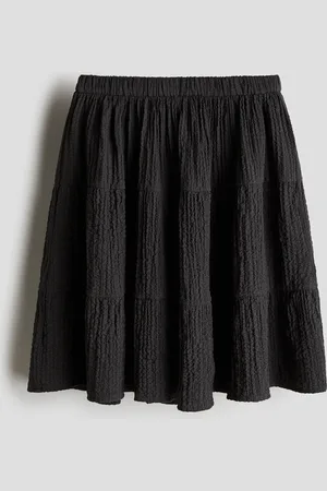 H&M Tiered seersucker skirt