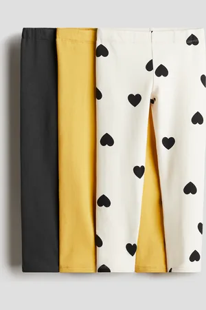 H&M 3-pack brushed-inside jersey leggings