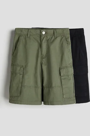 H&M 2-pack cotton cargo shorts