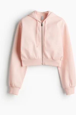 H&M Cropped zip-through hoodie