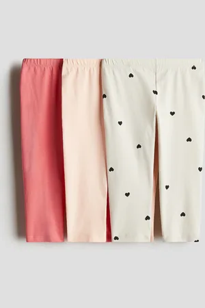 H&M 3-pack cotton leggings