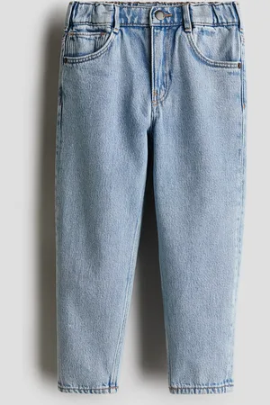 H&M Tapered cotton-blend jeans
