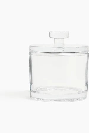 H&M Small glass jar with a lid
