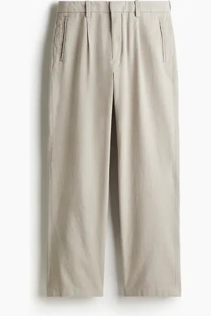 H&M Relaxed Fit linen-blend trousers