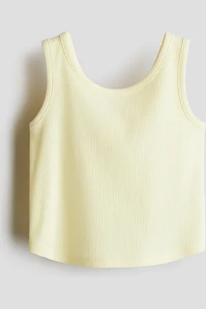 H&M Ribbed jersey vest top