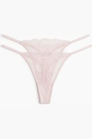 H&M 2-pack lace tanga thong briefs