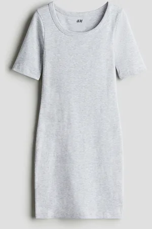 H&M Ribbed cotton dress