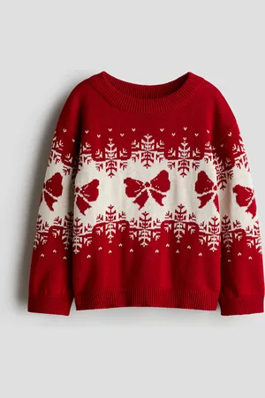 H&M Patterned cotton jumper