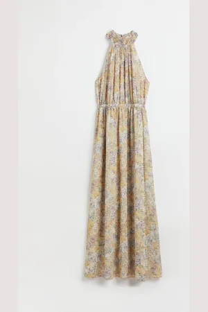 H&M Halterneck chiffon dress