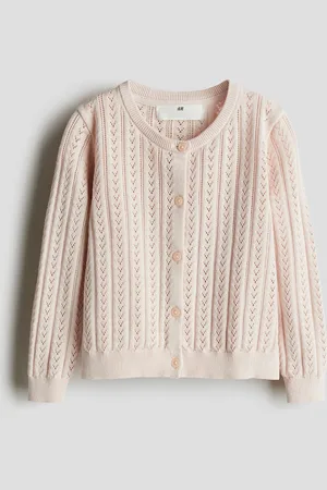 H&M Pointelle-knit cotton cardigan