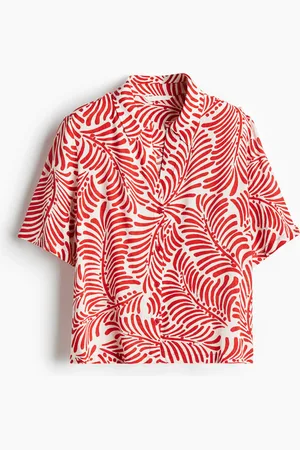 H&M Crinkled viscose shirt
