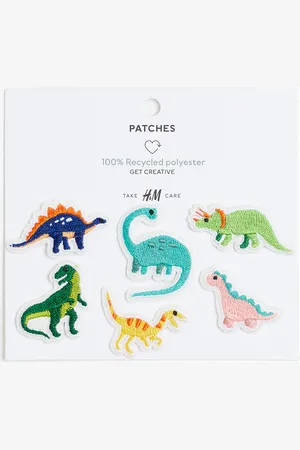 H&M 6-pack mini iron-on patches