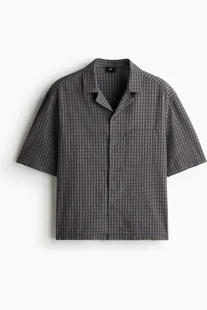 H&M Loose Fit Seersucker resort shirt