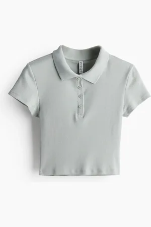 H&M Ribbed polo shirt
