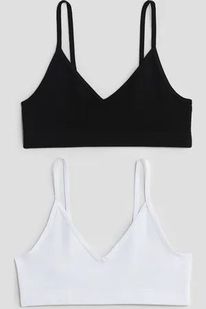 H&M 2-pack V-neck crop tops