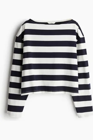 H&M Oversized boat-neck top
