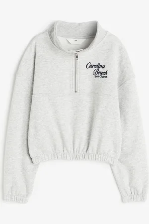 H&M Oversized zip-top sweatshirt