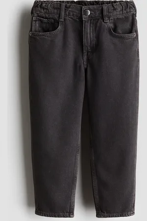 H&M Tapered cotton-blend jeans