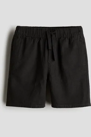 H&M Linen-blend pull-on shorts