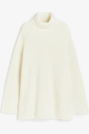 H&M Oversized polo-neck jumper